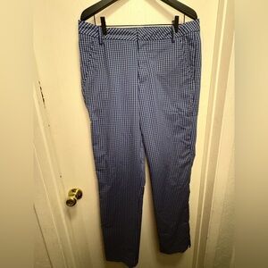 Puma Navy Checkered Men's Golf Chinos